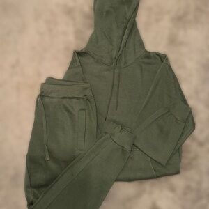 State Of Mind Hooded
Jogger Set - Olive Green Hoodie and Jogger Set